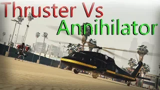 Gta 5 Online | Annihilator Vs Thruster ( Jet Pack ) In Depth Comparision