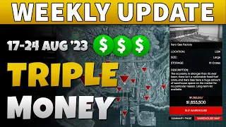 GTA Triple Money This Week | GTA ONLINE WEEKLY DOUBLE RP AND CASH BONUSES (-30% Offices)