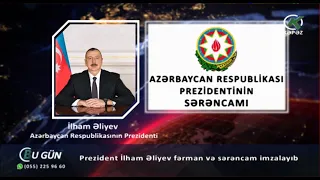 Prezident İlham Əliyev fərman və sərəncam imzalayıb