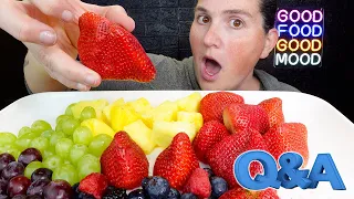 ASMR | Fresh Fruit | Q & A #3 | MUKBANG Eating Show