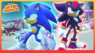 The Most Ultimate Sonic vs Shadow Showdowns! 🤜💎🤛 Sonic Prime | Netflix After School