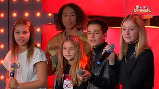 Les Kids United répondent à toutes les questions !!! - M6 MUSIC LIVE DECEMBRE 2019