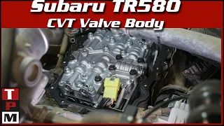 Subaru TR580 Valve Body testing TCC solenoid Fault and PCM/TCM updates