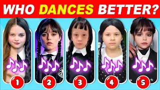 Who Dances Better? Wednesday Dance Edition 🖤💃 Salish Matter, Diana, Like Nastya, Skibidi