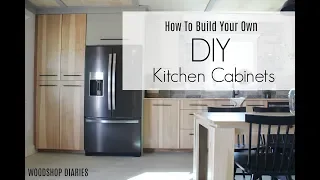 How to Build Your Own DIY Kitchen Cabinets--Using Only Plywood!