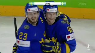 Elias Pettersson Goal and Assist vs France May  6, 2018 TSN 720p 60fps H264 128kbit AAC