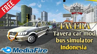 TAVERA MOD BUS SIMULATOR INDONESIA // INDIA'S NO. CAR MOD BUSSID / NEW CAR MOD #dygaming