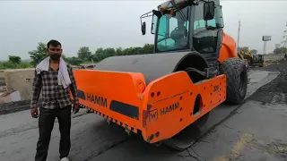 भारत में सिर्फ 4 ही हैं। ऐसे विशाल रोड रोलर जो सड़क बनाते है HAMM 320 road roller technical details