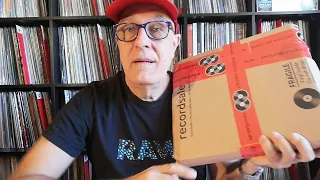 Unboxing Recordsale Sélection de disques vinyles New Wave par Rusty Egan