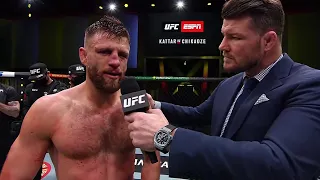 Calvin Kattar Octagon Interview | UFC Vegas 46