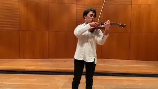 1st Concertmaster Audition Copenhagen Phil - Roberta Verna (Violin)