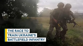 UK-led training of Ukrainian infantry where 'survivability' is key