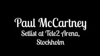 Paul McCartney @ Stockholm 2015