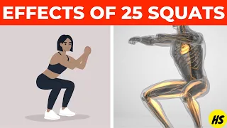 This Happens When You Do 25 Squats Twice Daily