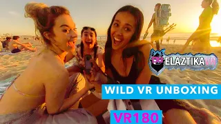 ULTIMATE UNBOXING NEW THETA X 360 VR CAMERA CHALLENGE AT THE BEACH IN 3D VR180