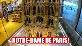 Incredible Notre-Dame Replica At The Lego Store Paris Les Halles!