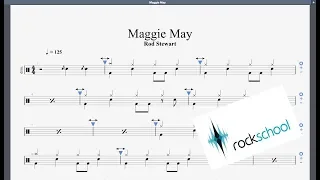 Maggie May Rockschool Grade 2 Drums