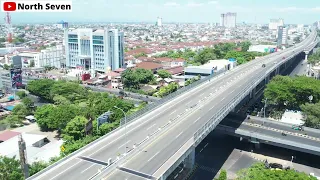 Drone view, Jembatan Flyover Makassar