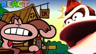 Something about Donkey Kong Country ANIMATED 🐒 by TerminalMontage - REACTION | LUIGIKID REACTS