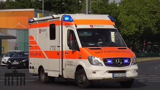 (mit Horn ins KH) RTW-MHD-2200/1  || Malteser Berlin / Feuerwache Wittenau