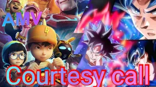 Boboiboy and dragon Ball z (Goku) New AMV special song [courtesy call]