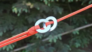 Steel Washers Tension Locking System - Tarp Tensioner - Wilderness Survival Tips - CBYS Paracord