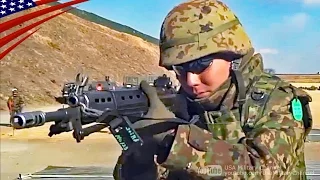 US Marines & Japanese Soldiers Assault Rifle Shoot, Fast Rope Training:Forest Light 2017