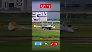 Difference between F-15 and J-16    F-15 vs J-16  #shorts #f15 #j16