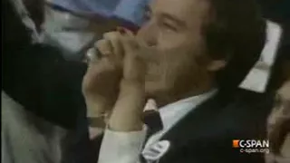 Surprise Guest after Reagan Speech (Dallas RNC, 1984)