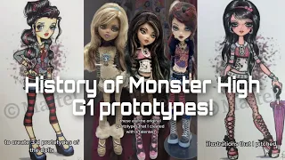 A Brief History of G1 Monster High prototype dolls! | New prototypes discovered!