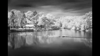 Use Infrared filters or fake the effect in Photoshop