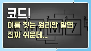 [화성학 이야기 ep.03] 코드, 이름 짓는 원리만 알면 진짜 쉬워요!