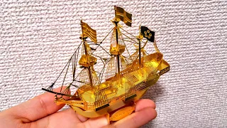 Metal Model Nano Puzzle Kit | Golden Hind