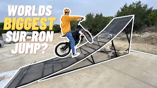 WORLDS BIGGEST SURRON EBIKE JUMP?