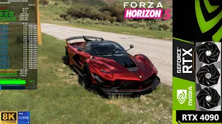 Forza Horizon 5 Ray Tracing Ultra Settings 8K | RTX 4090 | i9 13900K