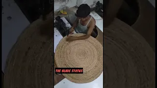 Plain Natural Jute Braided Round Rug #the #blade #status