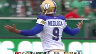 Winnipeg Blue Bombers vs Saskatchewan Roughriders Labour Day Classic 2016 Highlights