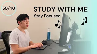 2 HOURS Study With Me | Relaxing Lofi | Pomodoro | 같이공부해요