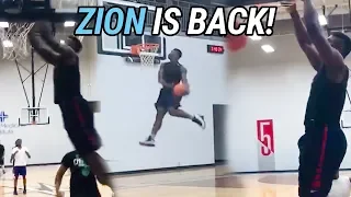 Zion Williamson Has Been IN THE LAB! Shows Off New Jumper & Dope Bounce In Pickup Game 🔥