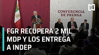 Gertz Manero entrega 2 mil mdp recuperados por caso contra corrupción - Despierta