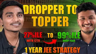 27%ile to 99%ile in JEE Mains | Dropper's Dream | MM Maths | #jeemains #neet  #jeeadvanced #cuet