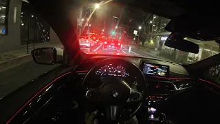 POV drive- Tuned BMW G30 540i drives to get 7/11 nachos