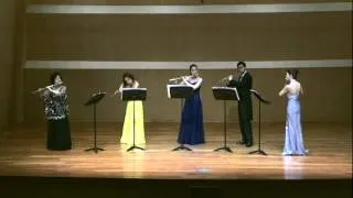 Boismortier Concerto No 5 in A Major for 5 flutes