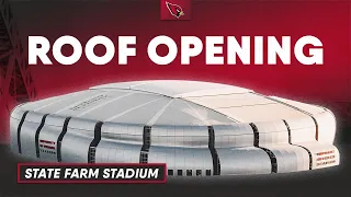 State Farm Stadium Roof Open Time-lapse | Arizona Cardinals