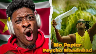 Psycho Maadnbad - Mo Papier (Official Video Clip) 🇸🇷😍 Prod. By Gillio REACTION