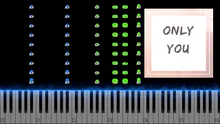The Platters - Only You (And You Alone) Piano Tutorial