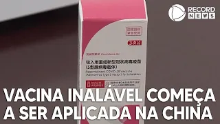 Vacina inalável contra a Covid-19 começa a aplicada na China