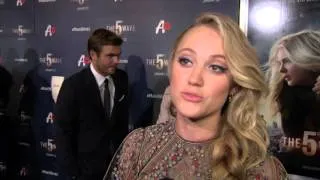 The 5th Wave: Maika Monroe "Ringer" Red Carpet Movie Interview | ScreenSlam