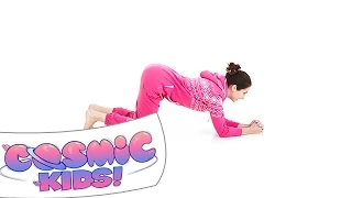 Dolphin pose - Cosmic Kids yoga posture of the week