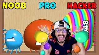 NOOB vs PRO vs HACKER en BLOB MERGE 3D | Juegos Luky